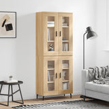 Highboard Sonoma Oak 69,5x34x180 cm Engineered Wood 3198292