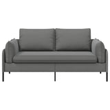 2-Seater Sofa 2-Seater Dark Grey 188 x 81 x 89 cm Velvet 42048613