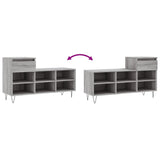 Shoe Cabinet Grey Sonoma 102x36x60 cm Engineered Wood 831370