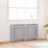 Radiator Cover 2 pcs Grey 152 x 19 x 81.5cm Engineered Wood 3403231