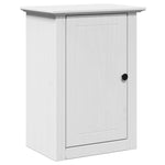 ZNTS 3 Piece Bathroom Furniture Set BODO White Solid Wood Pine 3307647