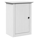 ZNTS 3 Piece Bathroom Furniture Set BODO White Solid Wood Pine 3307647