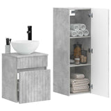 Bathroom Furniture Set 2 pcs Concrete Grey 33 x 34.5 x 100 cm 3406136