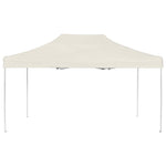 Professional Folding Party Tent Aluminium 4.5x3 m Cream 45491