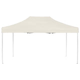 Professional Folding Party Tent Aluminium 4.5x3 m Cream 45491
