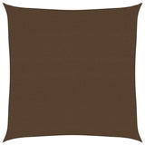 311774 Sunshade Sail 160 g/m Brown 6x6 m HDPE