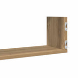 Wall Shelves 3 pcs Artisian Oak 80x18x18 cm Engineered Wood 853298