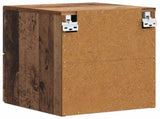 Wall-Mounted Bedside Cabinet 2 pcs Old wood 34.5 x 33 x 40 cm 898822
