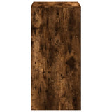 Bar Table Smoked Oak 51x50x103.5 cm Engineered Wood 854422