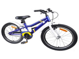 Kids Bike 22 Inches for 7-12 Years Old Blue White 42009412