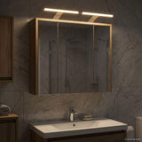 Bathroom Mirror Cabinet Artisian Oak 63.5 x 16 x 62.5 cm 889166