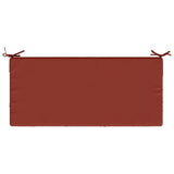 2-Piece Bench Cushions SOEST 2 pcs 100% Polyester Red 950141