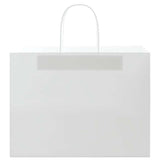 Paper Bags 250 pcs with Handles White 32x17x25 cm 4101621