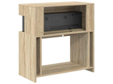 Electric Fireplace Sonoma 64 x 30 x 87 cm Engineered wood 8021105