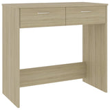 Desk Sonoma Oak 80x40x75 cm Engineered Wood 801358