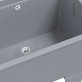 Laundry Tub Grey 59x41x75 cm Resin 4002800