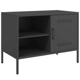 TV Cabinet Black 68x39x50.5 cm Steel 842994