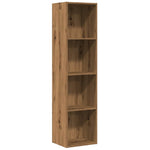 ZNTS Book Cabinet/TV Cabinet Artisan Oak 36x30x143cm Engineered Wood 855813