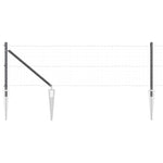 Fence Post Other 26 pcs Silver 3.2 x 3.2 x 60 cm Steel 3350181