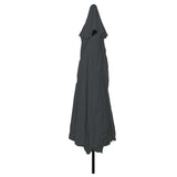 Garden Parasol Anthracite 394 x 394 x 248 cm 42003638