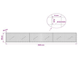 Gabion with 3.5 mm Wire and 5x5 cm Mesh 300x10x50 cm 3462024