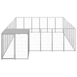 Dog Kennel Silver 15.73 m Steel 3082221