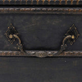 275394 Treasure Chest Wood Black 90x51x42 cm