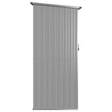 Garden Shed Grey 118.5x97x209.5 cm Galvanised Steel 150900
