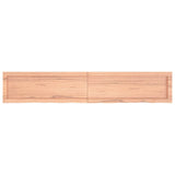 Wall Shelf Light Brown 160x30x cm Treated Solid Wood Oak 363708