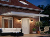 Manual Awning Frame with LEDs White 4.5 x 3.5 m 3420681