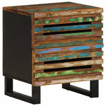 ZNTS Bedside Cabinets 2 pcs 40x33x46 cm Solid Wood Reclaimed 377435