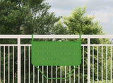 Hanging Balcony Table Folding Green 60 x 39 x 65 cm Steel 42008077