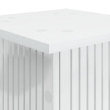 Plant Stand High Gloss White 30.5 x 30 x 100.5 cm 899752