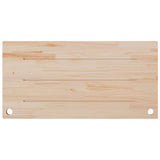 Desk Top White 110x60x2.5 cm Solid Wood Pine 824471