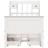 Bookcase Bed without Mattress White 75x190 cm Small Single Solid Wood Pine 3308946