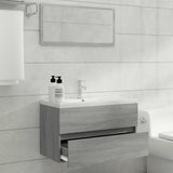 Sink Cabinet with Built-in Basin Grey Sonoma Engineered Wood 3120346