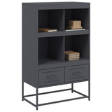 Highboard Anthracite 68.5x39x111.5 cm Steel 846604
