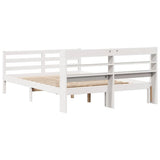 Bed Frame with Headboard without Mattress White 140x190 cm 3306638