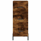 Highboard Smoked Oak 34,5x34x180 cm Engineered Wood 3199246