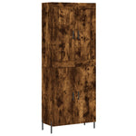 Highboard Smoked Oak 69.5x34x180 cm Engineered Wood 3199566