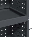 Tool Trolley Anthracite 65 x 35 x 111 cm Cold-rolled Steel 874555