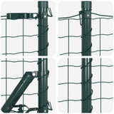 Welded Wire Fence with Spikes 10 x 0.4 m 3350536