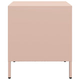 ZNTS Bedside Cabinets 2 pcs Pink 35x39x43.5 cm Steel 851247