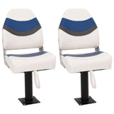 4 Piece Foldable Boat Seat Set High Backrest 3284314