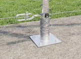Welded Wire Fence with Concrete Base 25 x 1.2 m 3353805