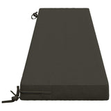 2-Piece Bench Cushions SOEST 2 pcs 100% Polyester Anthracite 950085