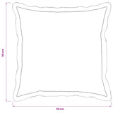 Cushion Cover 12 pcs HOUTEN Dark Grey 50 x 50 cm Boucl 919131