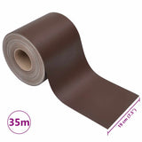Garden Privacy Screens 4 pcs PVC 35x0.19 m Brown 147863