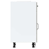 Kitchen Base Cabinet Kalmar Concrete Grey Engineered Wood 853461