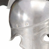 Greek Warrior Helmet Antique Replica LARP Silver Steel 286229